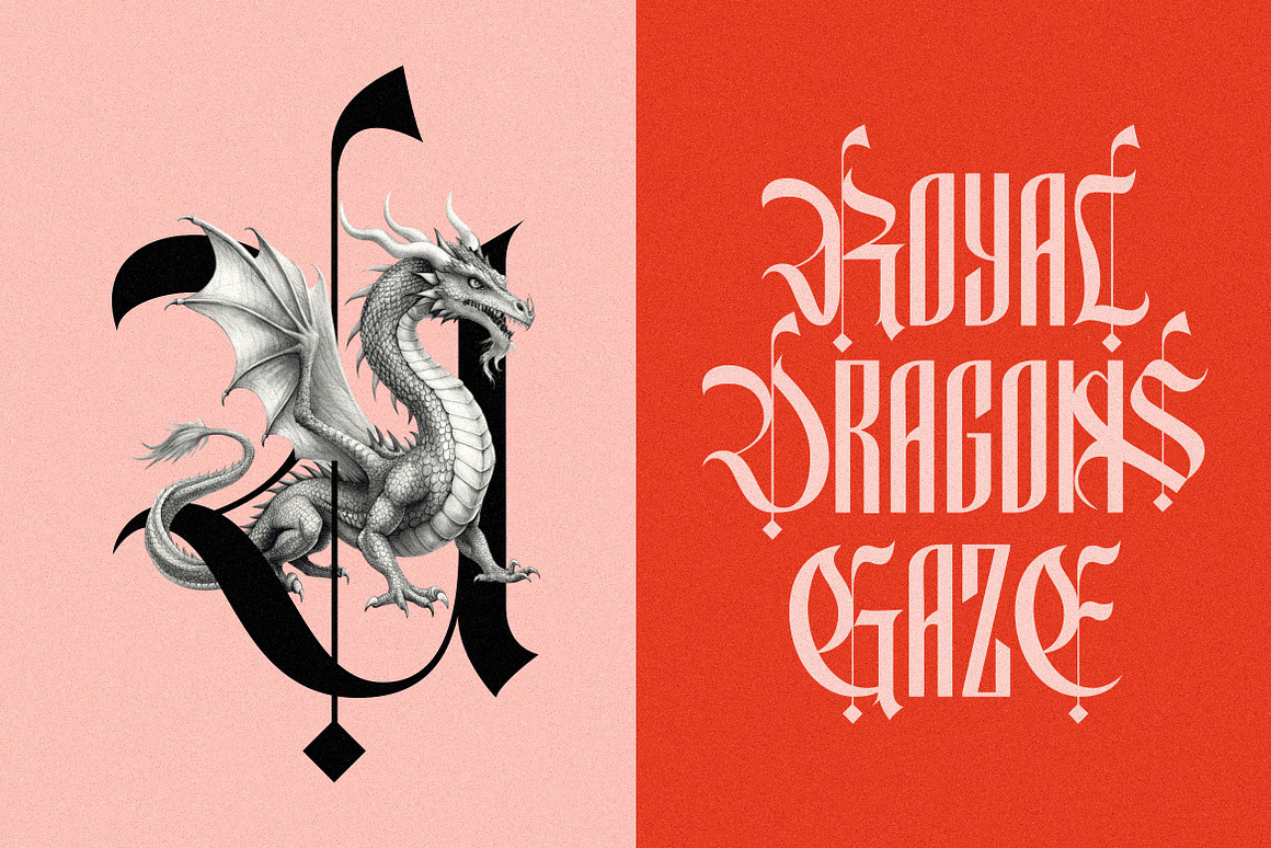 现代哥特式品牌海报徽标设计装饰英文字体安装包 Rumonds – Blackletter Gothic 设计素材 第2张-素材湾丨精选海外优质设计素材资源 现代哥特式品牌海报徽标设计装饰英文字体安装包 Rumonds – Blackletter Gothic 设计素材 sucaiwan.com