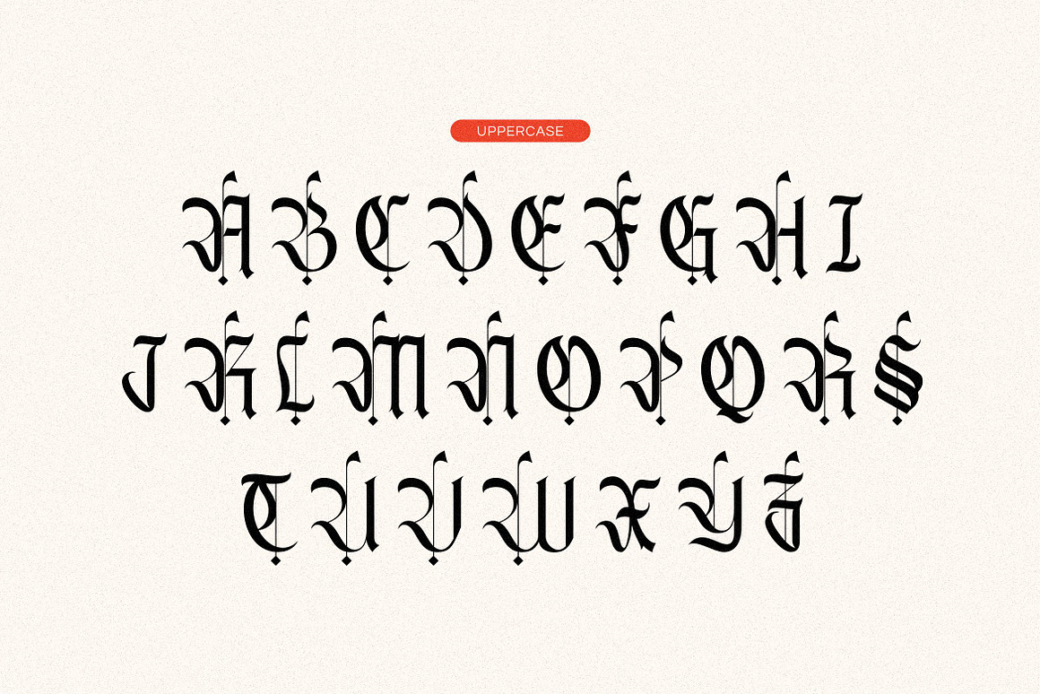现代哥特式品牌海报徽标设计装饰英文字体安装包 Rumonds – Blackletter Gothic 设计素材 第5张-素材湾丨精选海外优质设计素材资源 现代哥特式品牌海报徽标设计装饰英文字体安装包 Rumonds – Blackletter Gothic 设计素材 sucaiwan.com