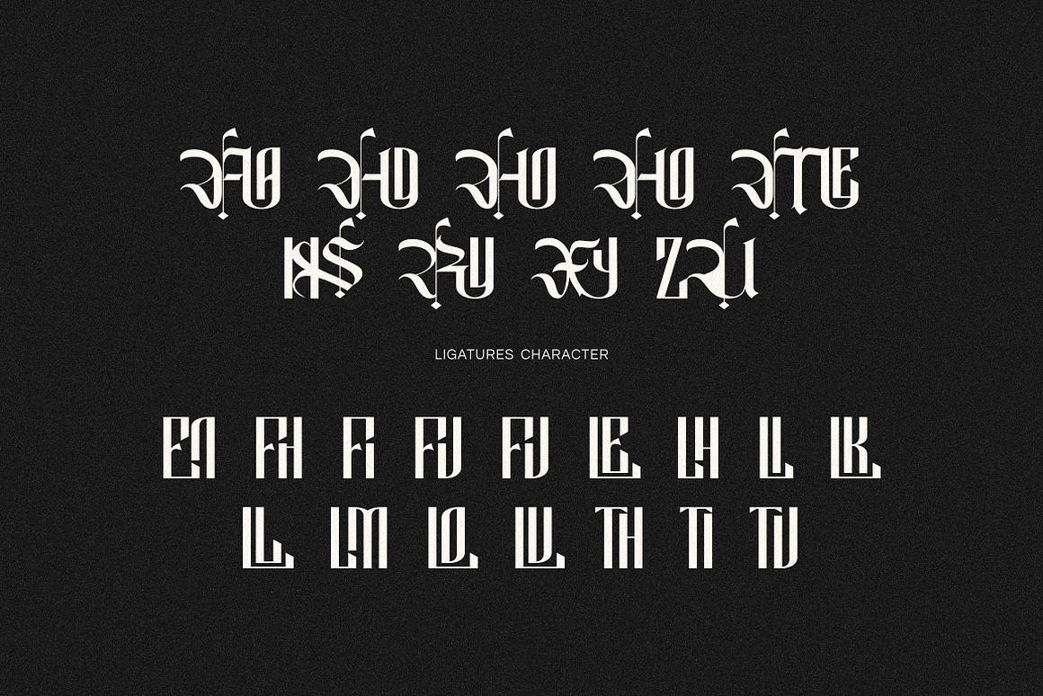 现代哥特式品牌海报徽标设计装饰英文字体安装包 Rumonds – Blackletter Gothic 设计素材 第6张-素材湾丨精选海外优质设计素材资源 现代哥特式品牌海报徽标设计装饰英文字体安装包 Rumonds – Blackletter Gothic 设计素材 sucaiwan.com