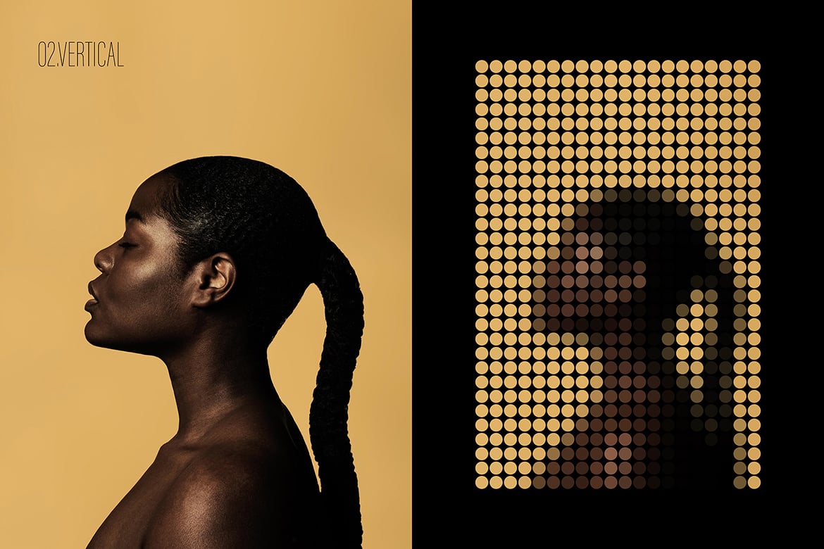 圆形网格马赛克照片效果ps特效滤镜样机 Mosaic Photoshop Effect 插件预设 第3张-素材湾丨精选海外优质设计素材资源 圆形网格马赛克照片效果ps特效滤镜样机 Mosaic Photoshop Effect 插件预设 sucaiwan.com