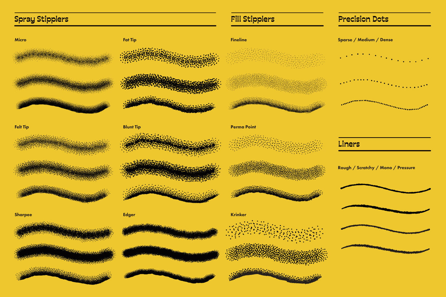 超酷嘻哈小众风做旧涂鸦颗粒燥点肌理纹理手绘插画绘画Ai矢量笔刷画笔素材 TGTS – Stipple Buddy Vector Stippling Brushes for Illustrator 设计素材 第3张-素材湾丨精选海外优质设计素材资源 超酷嘻哈小众风做旧涂鸦颗粒燥点肌理纹理手绘插画绘画Ai矢量笔刷画笔素材 TGTS – Stipple Buddy Vector Stippling Brushes for Illustrator 设计素材 sucaiwan.com