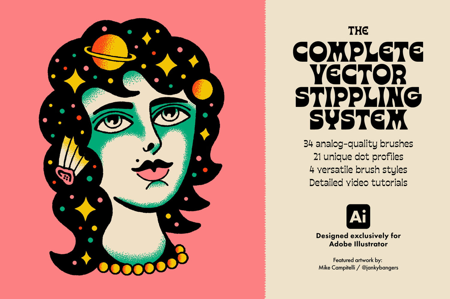 超酷嘻哈小众风做旧涂鸦颗粒燥点肌理纹理手绘插画绘画Ai矢量笔刷画笔素材 TGTS – Stipple Buddy Vector Stippling Brushes for Illustrator 设计素材 第5张-素材湾丨精选海外优质设计素材资源 超酷嘻哈小众风做旧涂鸦颗粒燥点肌理纹理手绘插画绘画Ai矢量笔刷画笔素材 TGTS – Stipple Buddy Vector Stippling Brushes for Illustrator 设计素材 sucaiwan.com