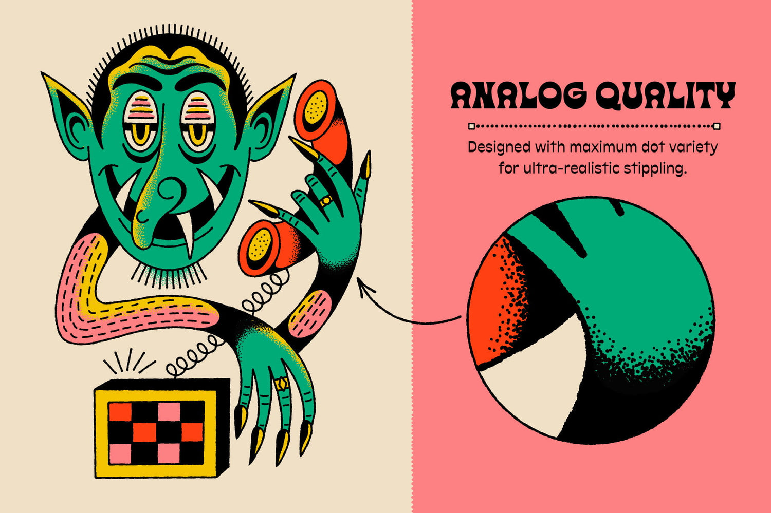 超酷嘻哈小众风做旧涂鸦颗粒燥点肌理纹理手绘插画绘画Ai矢量笔刷画笔素材 TGTS – Stipple Buddy Vector Stippling Brushes for Illustrator 设计素材 第6张-素材湾丨精选海外优质设计素材资源 超酷嘻哈小众风做旧涂鸦颗粒燥点肌理纹理手绘插画绘画Ai矢量笔刷画笔素材 TGTS – Stipple Buddy Vector Stippling Brushes for Illustrator 设计素材 sucaiwan.com