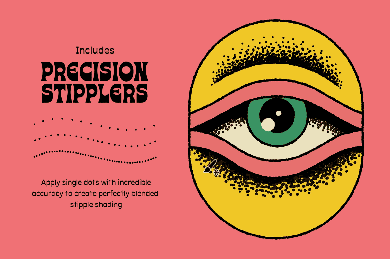 超酷嘻哈小众风做旧涂鸦颗粒燥点肌理纹理手绘插画绘画Ai矢量笔刷画笔素材 TGTS – Stipple Buddy Vector Stippling Brushes for Illustrator 设计素材 第7张-素材湾丨精选海外优质设计素材资源 超酷嘻哈小众风做旧涂鸦颗粒燥点肌理纹理手绘插画绘画Ai矢量笔刷画笔素材 TGTS – Stipple Buddy Vector Stippling Brushes for Illustrator 设计素材 sucaiwan.com