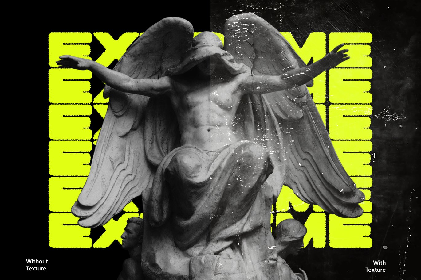 30款黑色复古做旧划痕裂纹粗糙仿旧纹理高清JPG背景图片设计素材 Extreme Grunge Textures 图片素材 sucaiwan.com