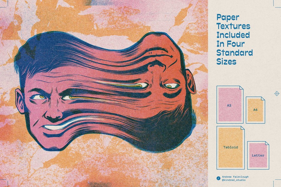 Procreate笔刷:复古老式Risograph打印污迹美感纸张纹理叠印墨水Procreate笔刷 TGTS – RizzCraft 笔刷资源 第8张-素材湾丨精选海外优质设计素材资源 Procreate笔刷:复古老式Risograph打印污迹美感纸张纹理叠印墨水Procreate笔刷 TGTS – RizzCraft 笔刷资源 sucaiwan.com