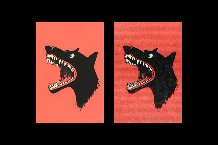 怀旧半色调旧屏幕打印复印照片效果ps特效滤镜样机 Old Screen Print Effect 插件预设 sucaiwan.com