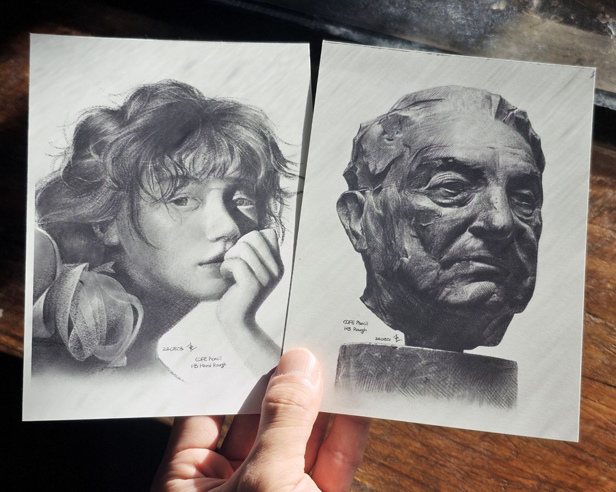 真实铅笔素描木炭笔线条绘画插画procreate笔刷画笔素材 CRISP Pencil Pack for Procreate 笔刷资源 sucaiwan.com