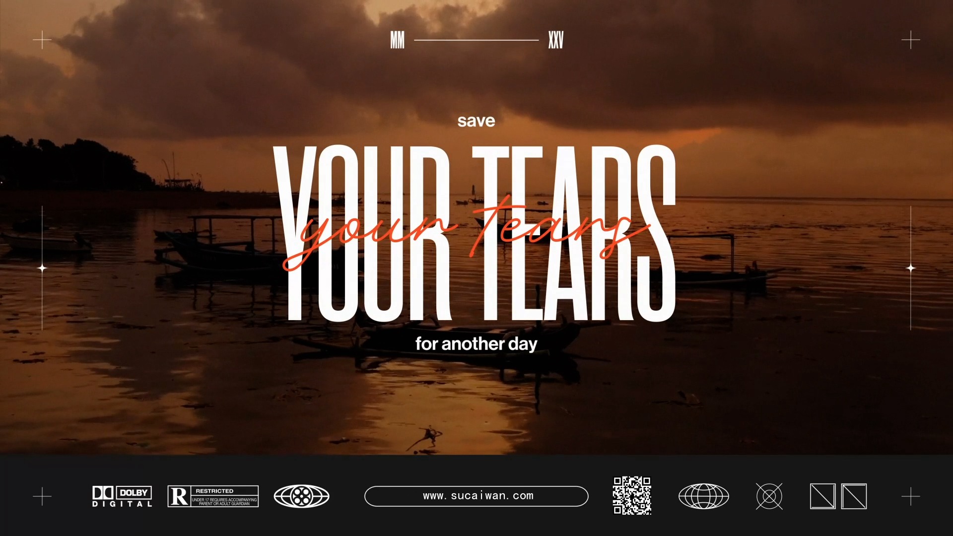 6款4K时尚复古电影标题排版动画PR模板 Cinematic Typographic Scenes 影视音频 sucaiwan.com