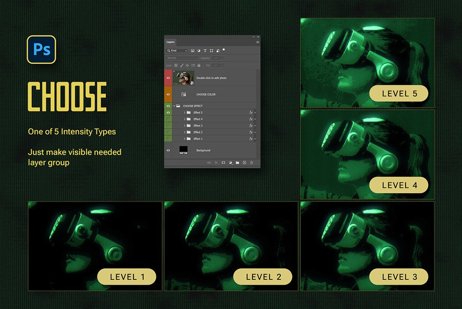 复古CRT赛博朋克像素颗粒LED屏幕照片效果PS修图特效滤镜插件设计素材 Digital Monitor Photo Effect 插件预设 第2张-素材湾丨精选海外优质设计素材资源 复古CRT赛博朋克像素颗粒LED屏幕照片效果PS修图特效滤镜插件设计素材 Digital Monitor Photo Effect 插件预设 sucaiwan.com