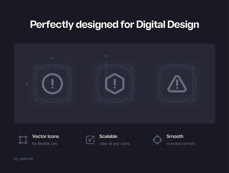 108款圆润警示警报旋转切换矢量图标Icons设计Figma/PNG格式素材 Alert, Spinner & Toggle – Uxercon Icon Pack 图标素材 第4张-素材湾丨精选海外优质设计素材资源 108款圆润警示警报旋转切换矢量图标Icons设计Figma/PNG格式素材 Alert, Spinner & Toggle – Uxercon Icon Pack 图标素材 sucaiwan.com