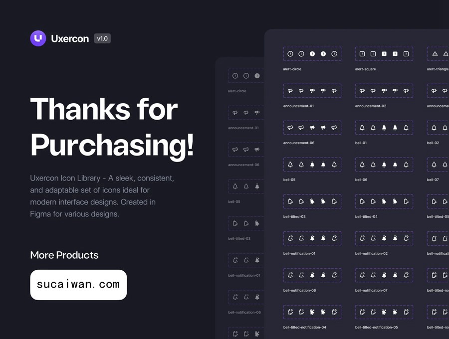 108款圆润警示警报旋转切换矢量图标Icons设计Figma/PNG格式素材 Alert, Spinner & Toggle – Uxercon Icon Pack 图标素材 第9张-素材湾丨精选海外优质设计素材资源 108款圆润警示警报旋转切换矢量图标Icons设计Figma/PNG格式素材 Alert, Spinner & Toggle – Uxercon Icon Pack 图标素材 sucaiwan.com