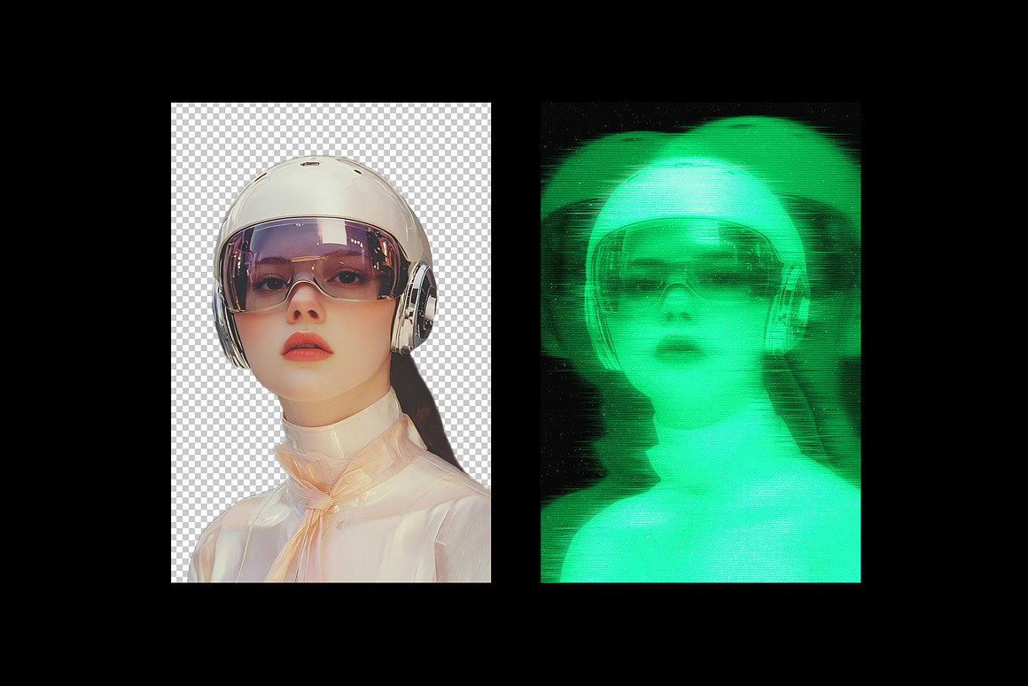 未来赛博朋克失真发光照片效果ps特效滤镜样机 Triple Hologram Photo Effect 插件预设 第8张-素材湾丨精选海外优质设计素材资源 未来赛博朋克失真发光照片效果ps特效滤镜样机 Triple Hologram Photo Effect 插件预设 sucaiwan.com