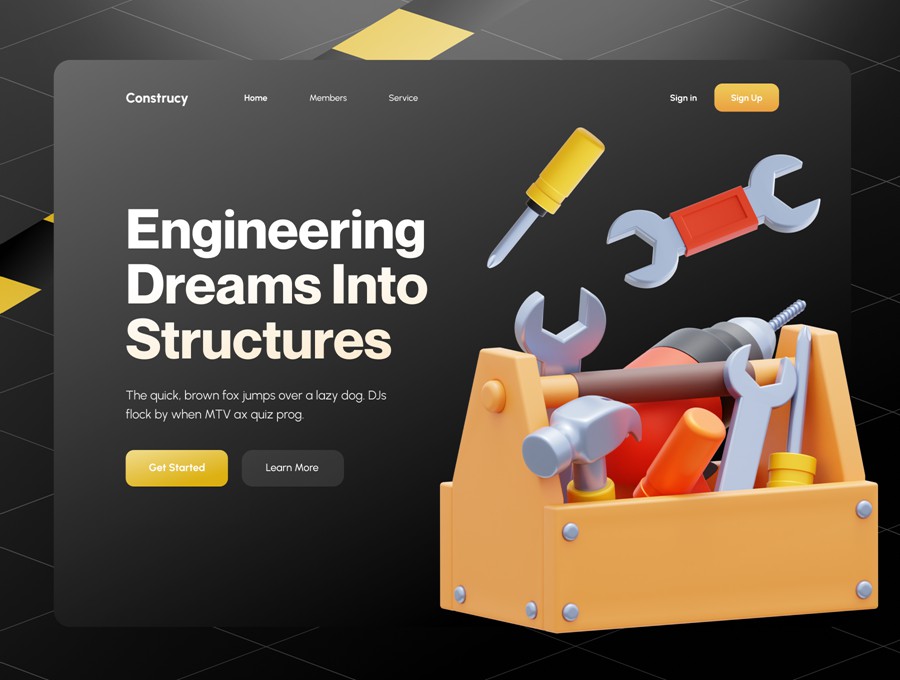 20款高级质感建筑施工工程车辆设备3D图标Icons设计Blender/PNG格式素材 Construcy – Construction 3D Icon Set 图标素材 第6张-素材湾丨精选海外优质设计素材资源 20款高级质感建筑施工工程车辆设备3D图标Icons设计Blender/PNG格式素材 Construcy – Construction 3D Icon Set 图标素材 sucaiwan.com