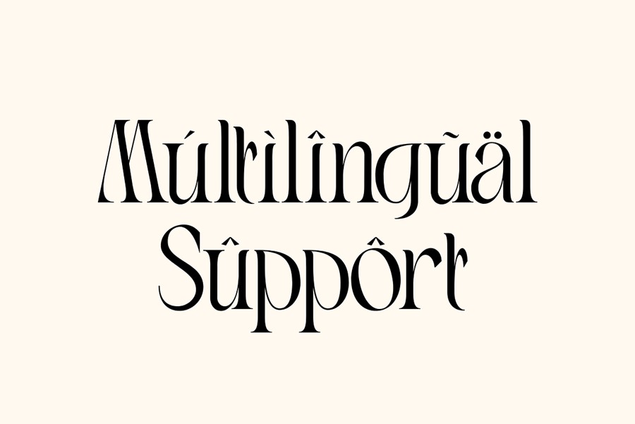 时尚优雅杂志品牌广告徽标设计衬线英文字体安装包 Maberk – Branding Logo Font 设计素材 sucaiwan.com