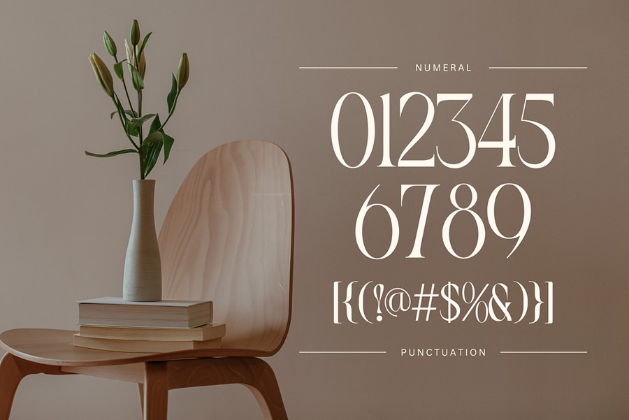 时尚优雅杂志品牌广告徽标设计衬线英文字体安装包 Maberk – Branding Logo Font 设计素材 sucaiwan.com
