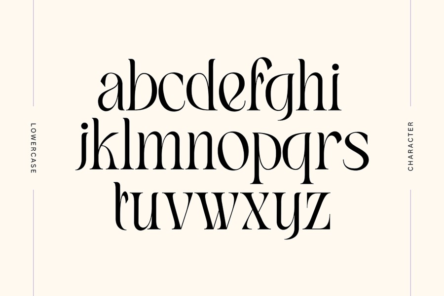 时尚优雅杂志品牌广告徽标设计衬线英文字体安装包 Maberk – Branding Logo Font 设计素材 sucaiwan.com