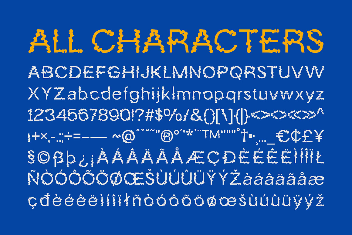 时尚迷幻品牌海报徽标设计无衬线英文字体安装包 River – Trippy Font 设计素材 sucaiwan.com