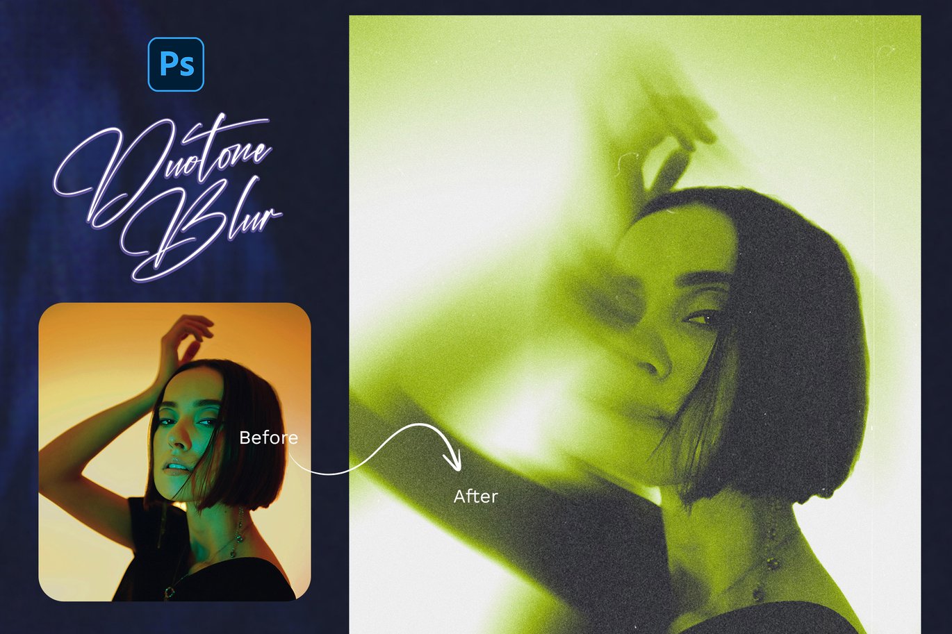 潮流双色调模糊颗粒照片效果PS特效滤镜插件样机模板素材 Duotone Blurred Photo Template 插件预设 第6张-素材湾丨精选海外优质设计素材资源 潮流双色调模糊颗粒照片效果PS特效滤镜插件样机模板素材 Duotone Blurred Photo Template 插件预设 sucaiwan.com