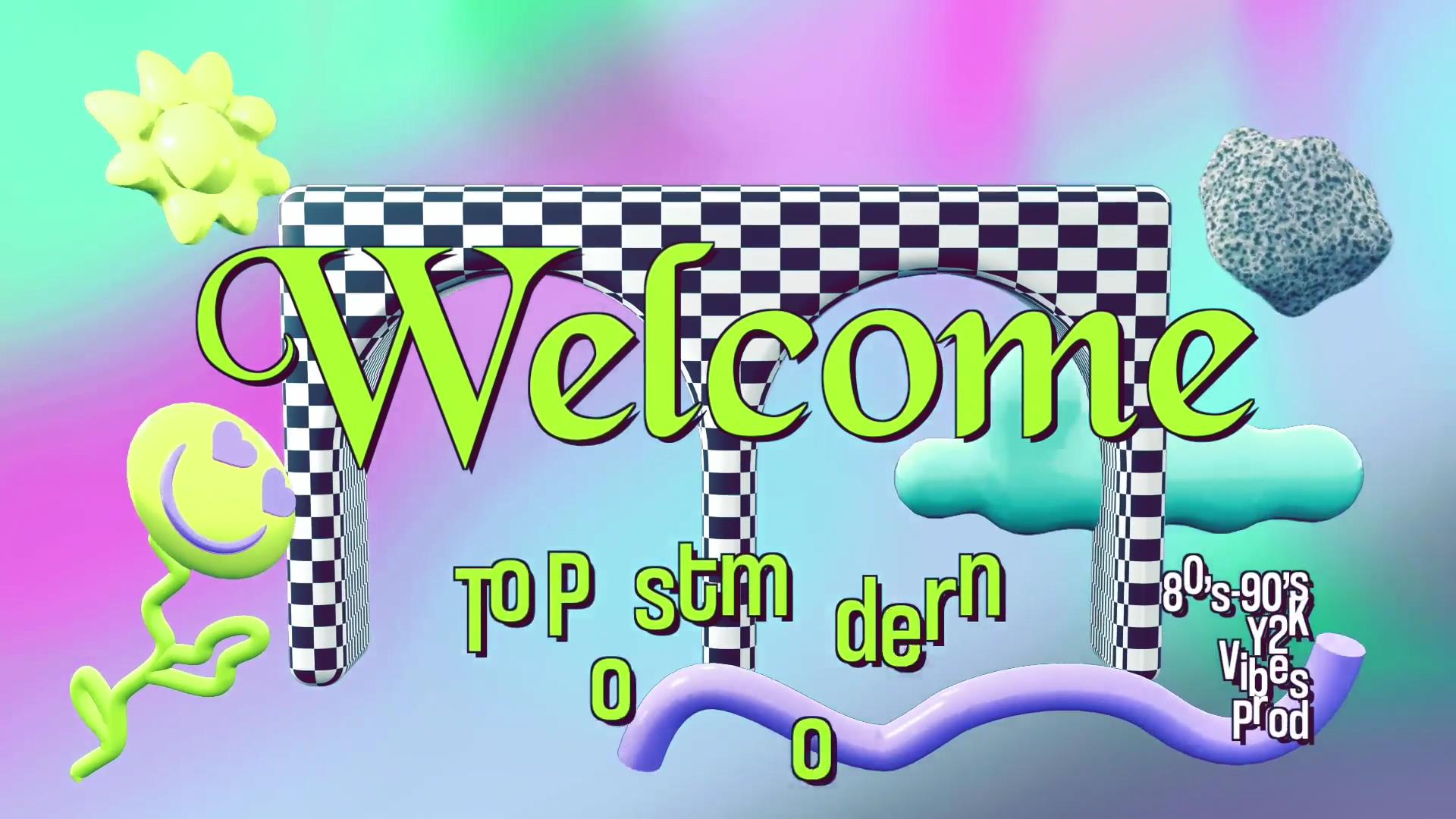 FCPX插件 复古Y2K酸性大牌品牌营销宣传视频海报动画素材 Edit Y2K Postmodern Intro Reveal 插件预设 sucaiwan.com