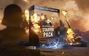 Bigfilms 145种爆炸破坏/电击/流星/子弹/激光影视特效合成视频素材 Blockbuster Starter Pack