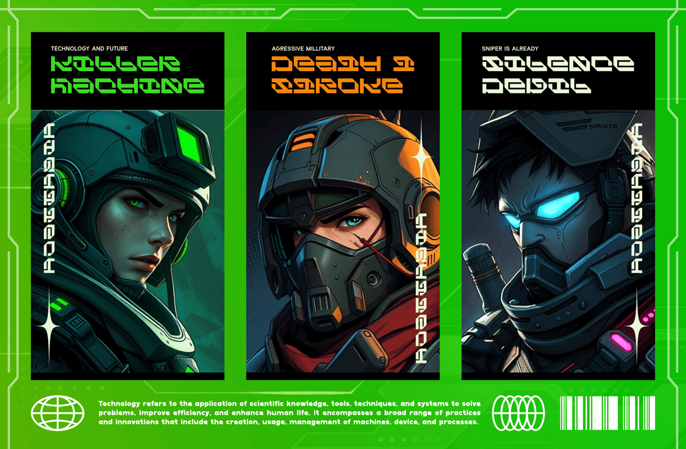 未来科幻赛博朋克机能电竞游戏潮牌海报装饰英文字体 Kaeshi – Modern Techno Typeface 设计素材 第2张-素材湾丨精选海外优质设计素材资源 未来科幻赛博朋克机能电竞游戏潮牌海报装饰英文字体 Kaeshi – Modern Techno Typeface 设计素材 sucaiwan.com