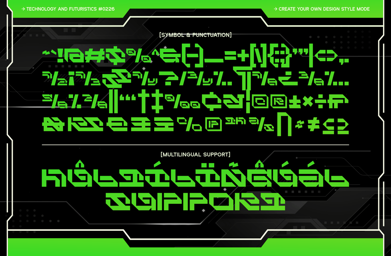 未来科幻赛博朋克机能电竞游戏潮牌海报装饰英文字体 Kaeshi – Modern Techno Typeface 设计素材 第6张-素材湾丨精选海外优质设计素材资源 未来科幻赛博朋克机能电竞游戏潮牌海报装饰英文字体 Kaeshi – Modern Techno Typeface 设计素材 sucaiwan.com