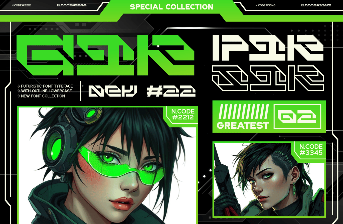 未来科幻赛博朋克机能电竞游戏潮牌海报装饰英文字体 Kaeshi – Modern Techno Typeface 设计素材 第7张-素材湾丨精选海外优质设计素材资源 未来科幻赛博朋克机能电竞游戏潮牌海报装饰英文字体 Kaeshi – Modern Techno Typeface 设计素材 sucaiwan.com