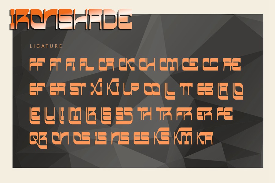 优雅品牌海报包装徽标设计衬线英文字体安装包 Ironshade 设计素材 第10张-素材湾丨精选海外优质设计素材资源 优雅品牌海报包装徽标设计衬线英文字体安装包 Ironshade 设计素材 sucaiwan.com