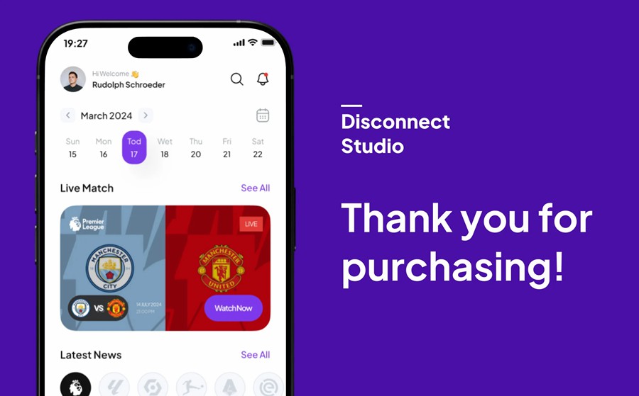 50+屏简约足球篮球体育赛事比赛直播APP UI界面设计Figma模板套件 SportEcho – Football Live Score Mobile App UI Kit APP UI 第9张-素材湾丨精选海外优质设计素材资源 50+屏简约足球篮球体育赛事比赛直播APP UI界面设计Figma模板套件 SportEcho – Football Live Score Mobile App UI Kit APP UI sucaiwan.com