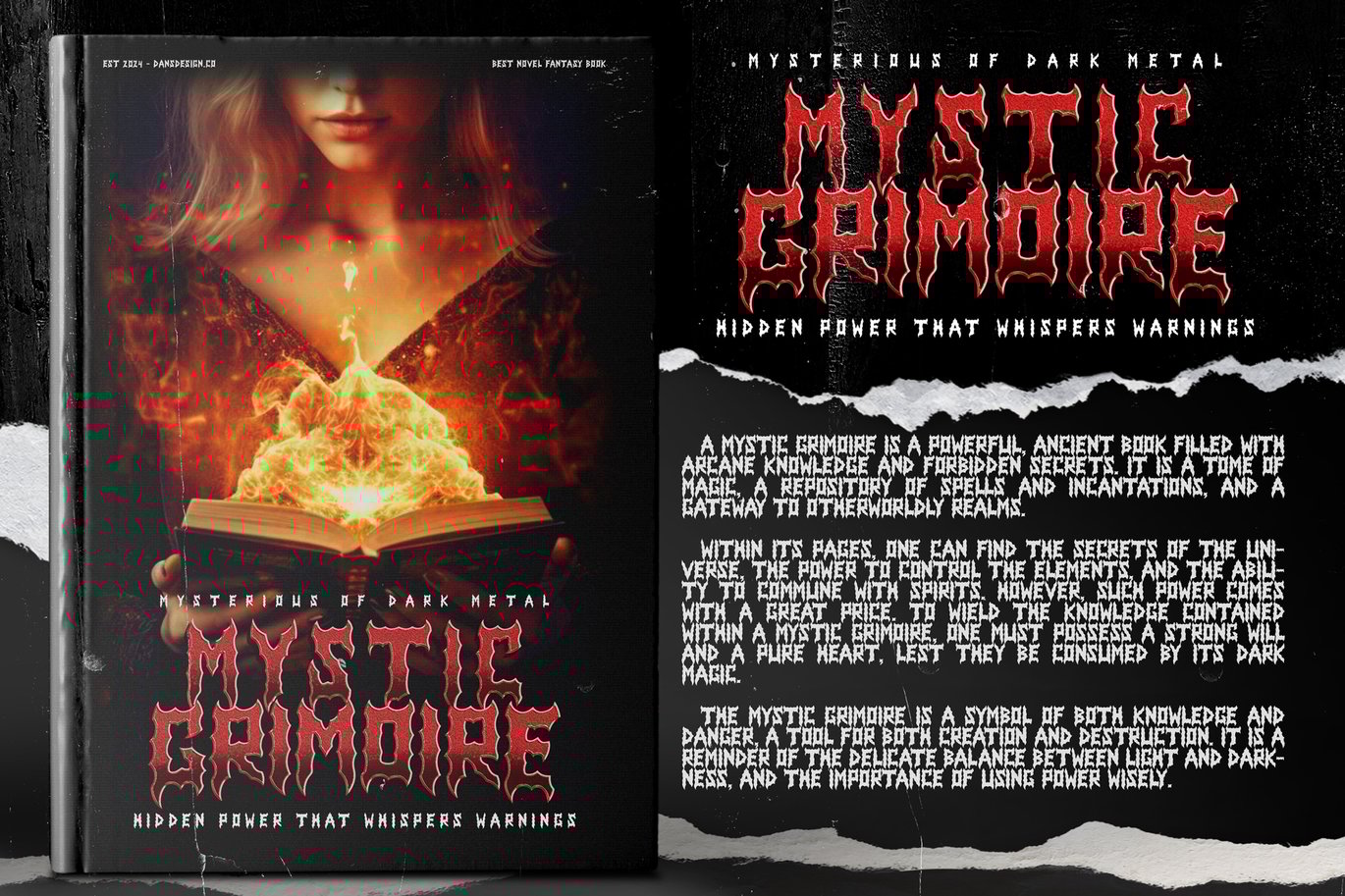 时尚复古品牌服装徽标设计Y2k装饰英文字体安装包 Obscure Metal Horror Blackletter Y2k Graffiti Font 设计素材 sucaiwan.com