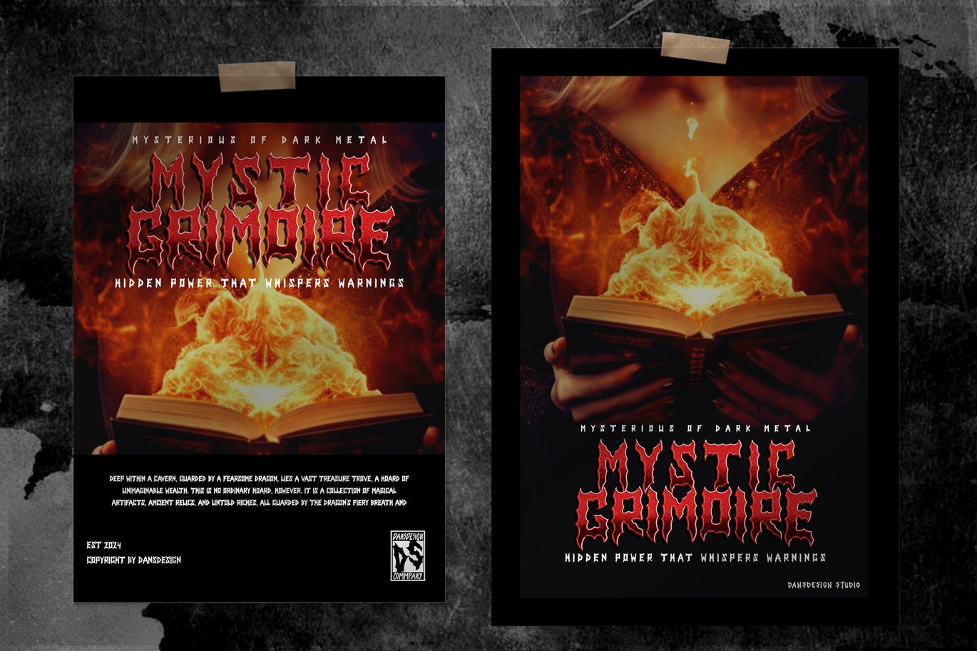时尚复古品牌服装徽标设计Y2k装饰英文字体安装包 Obscure Metal Horror Blackletter Y2k Graffiti Font 设计素材 sucaiwan.com