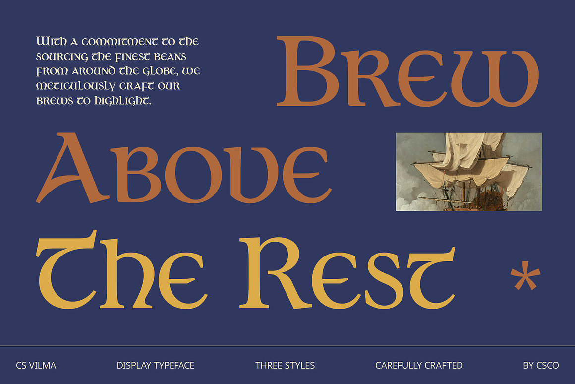 优雅品牌海报邀请函设计衬线英文字体安装包 Vilma – Uncial Font 设计素材 第4张-素材湾丨精选海外优质设计素材资源 优雅品牌海报邀请函设计衬线英文字体安装包 Vilma – Uncial Font 设计素材 sucaiwan.com