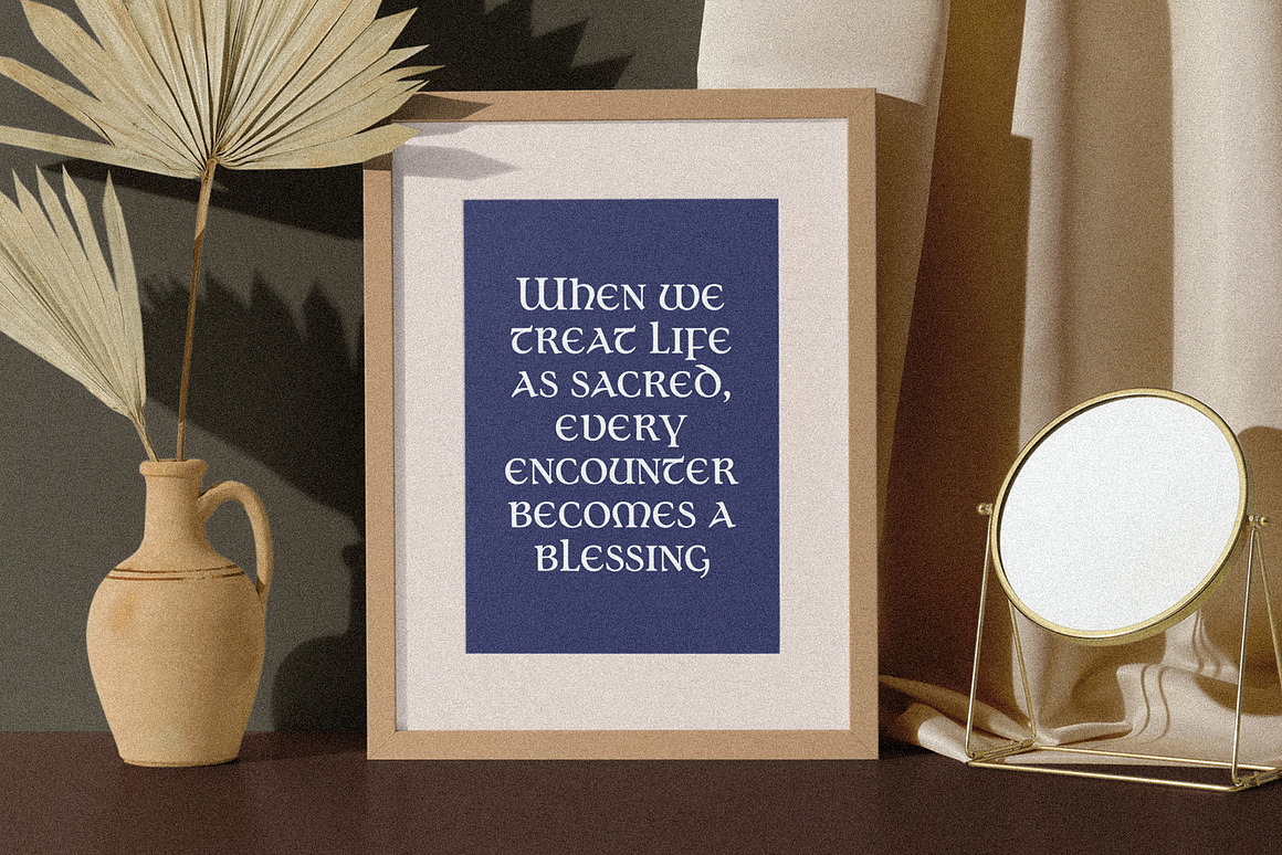 优雅品牌海报邀请函设计衬线英文字体安装包 Vilma – Uncial Font 设计素材 第5张-素材湾丨精选海外优质设计素材资源 优雅品牌海报邀请函设计衬线英文字体安装包 Vilma – Uncial Font 设计素材 sucaiwan.com