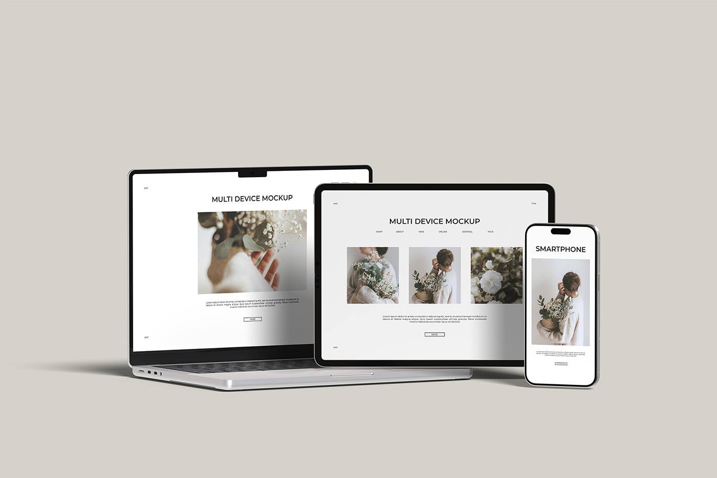 10款INS风UI界面设计iPhone手机iPad平板MacBook电脑展示PS贴图样机模板 Multi Device Mockup – Scene Creator 样机素材 第3张-素材湾丨精选海外优质设计素材资源 10款INS风UI界面设计iPhone手机iPad平板MacBook电脑展示PS贴图样机模板 Multi Device Mockup – Scene Creator 样机素材 sucaiwan.com
