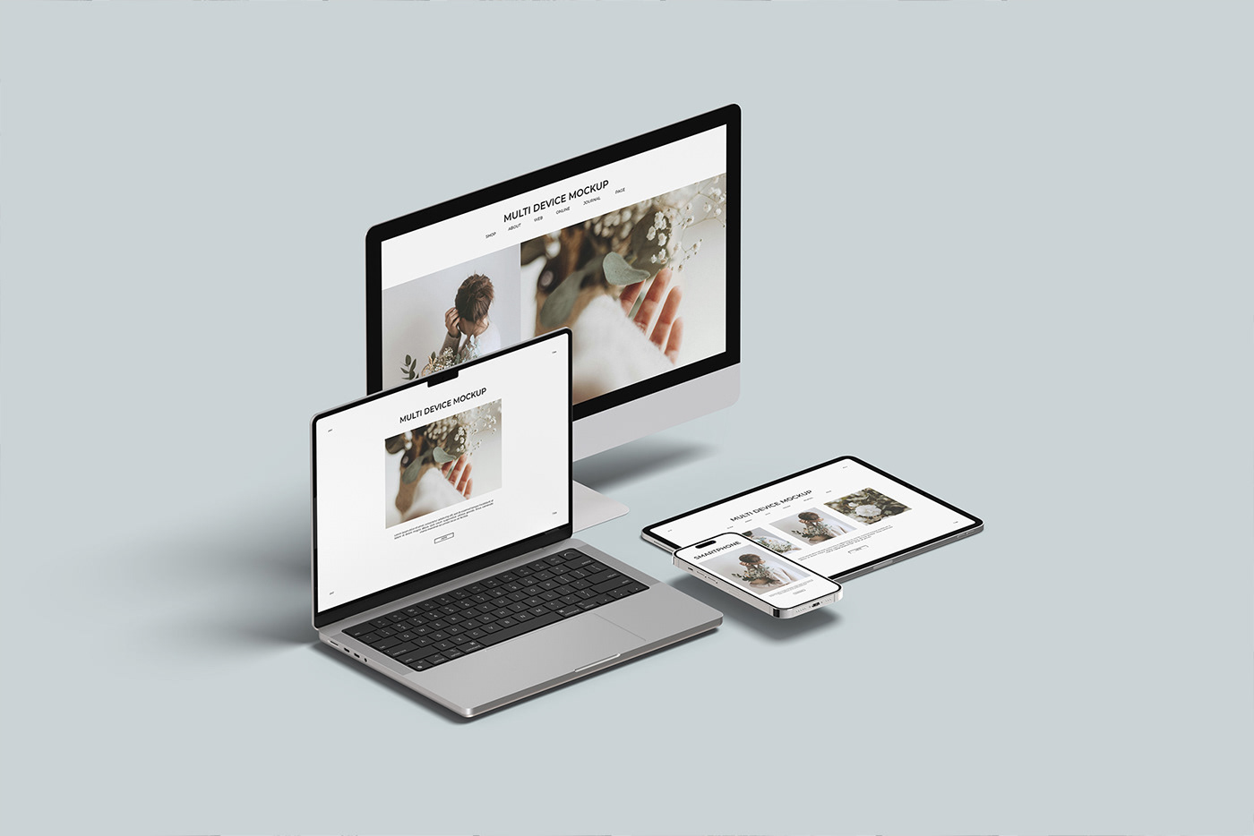10款INS风UI界面设计iPhone手机iPad平板MacBook电脑展示PS贴图样机模板 Multi Device Mockup – Scene Creator 样机素材 第7张-素材湾丨精选海外优质设计素材资源 10款INS风UI界面设计iPhone手机iPad平板MacBook电脑展示PS贴图样机模板 Multi Device Mockup – Scene Creator 样机素材 sucaiwan.com