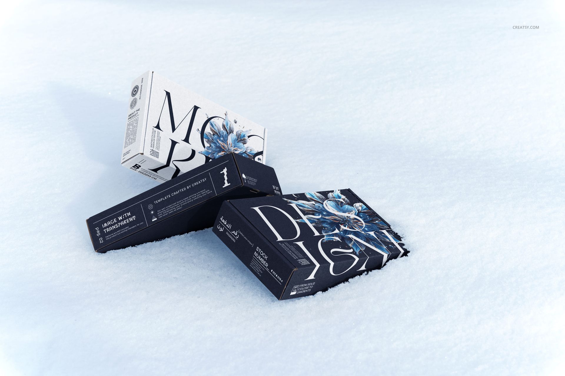 13款实拍冬天雪地场景产品包装纸盒快递盒设计展示效果图PS贴图样机模板 Mailing Box Mockup Set (Winter Edition) by Crеаtsy 样机素材 第4张-素材湾丨精选海外优质设计素材资源 13款实拍冬天雪地场景产品包装纸盒快递盒设计展示效果图PS贴图样机模板 Mailing Box Mockup Set (Winter Edition) by Crеаtsy 样机素材 sucaiwan.com
