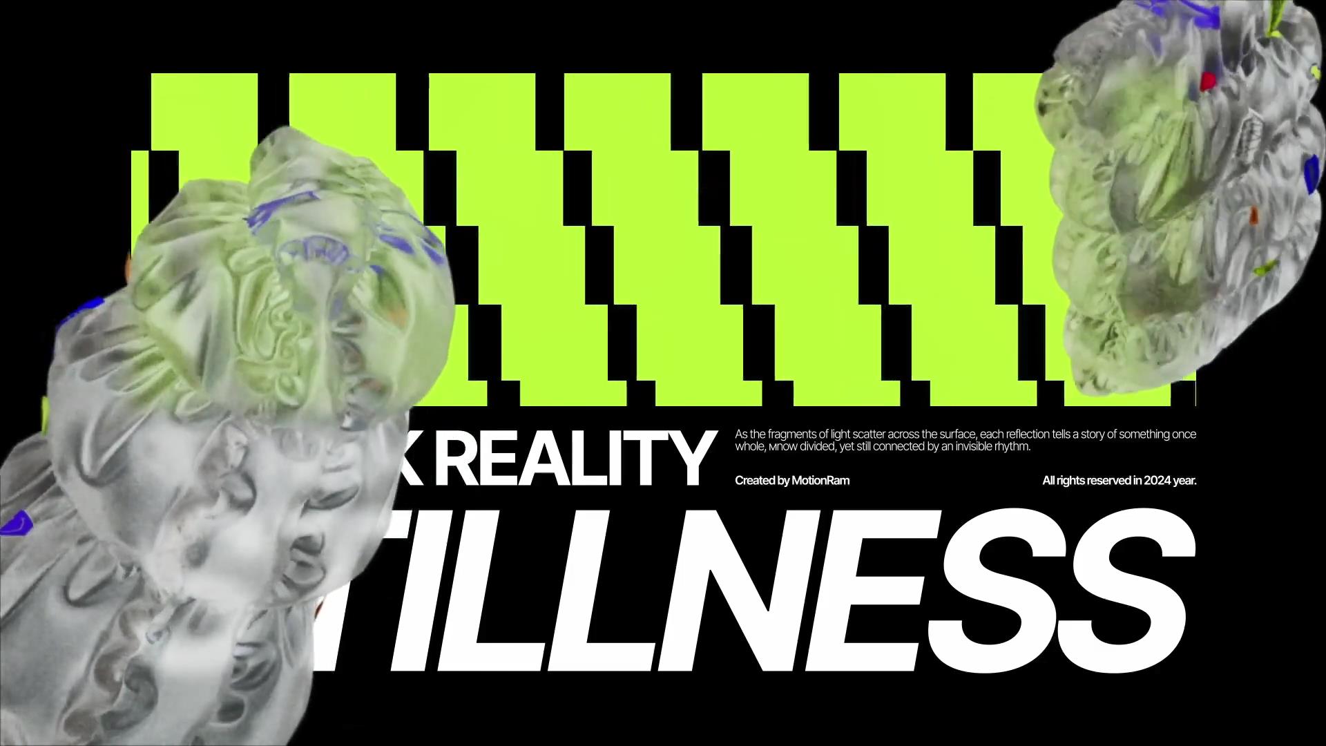 AE模板：前卫创意审美3D几何流体磨砂玻璃形状文字标题动画 3D Typography and Stickers After Effects Template 影视音频 sucaiwan.com