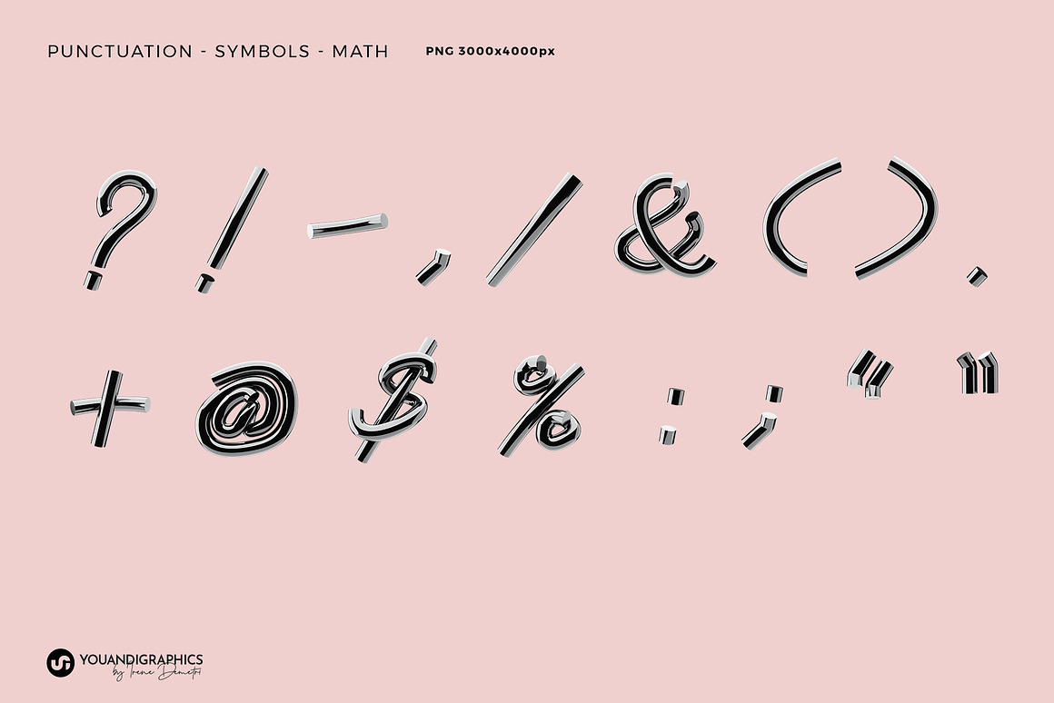 复古Y2K风格科幻3D金属镀铬潮流英文字母数字符号PNG免抠素材 Chrome 3D Lettering Set 图片素材 第12张-素材湾丨精选海外优质设计素材资源 复古Y2K风格科幻3D金属镀铬潮流英文字母数字符号PNG免抠素材 Chrome 3D Lettering Set 图片素材 sucaiwan.com