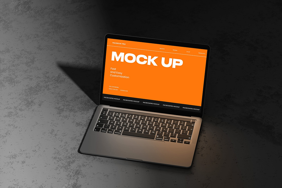 10款暗黑系岩石背景UI广告设计苹果MacBook Pro笔记本电脑贴图PSD样机模板 10 PSD Outdoor MacBook Pro Mockup 样机素材 sucaiwan.com