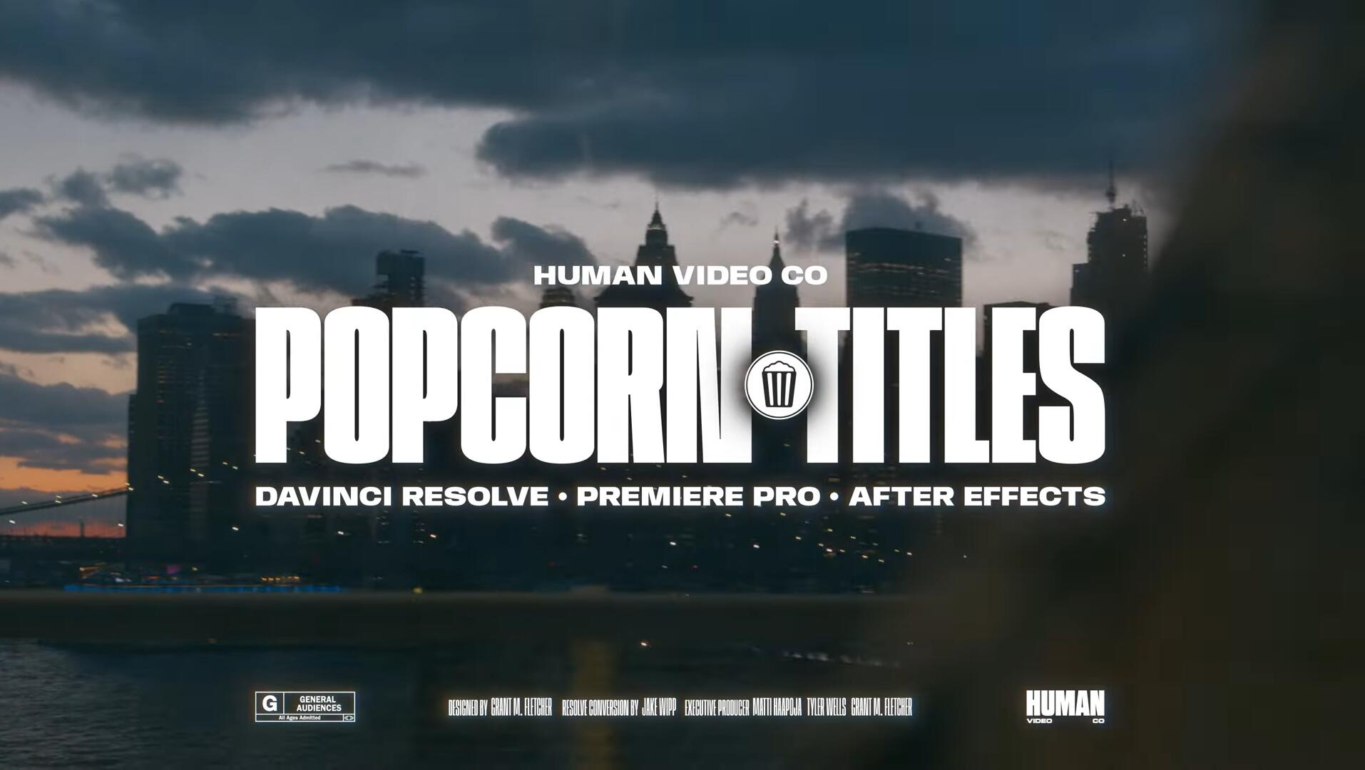达芬奇/AE/PR模板 风格化电影大片海报标题动画特效素材 Human Video Co – POPCORN TITLES 影视音频 第8张-素材湾丨精选海外优质设计素材资源 达芬奇/AE/PR模板 风格化电影大片海报标题动画特效素材 Human Video Co – POPCORN TITLES 影视音频 sucaiwan.com