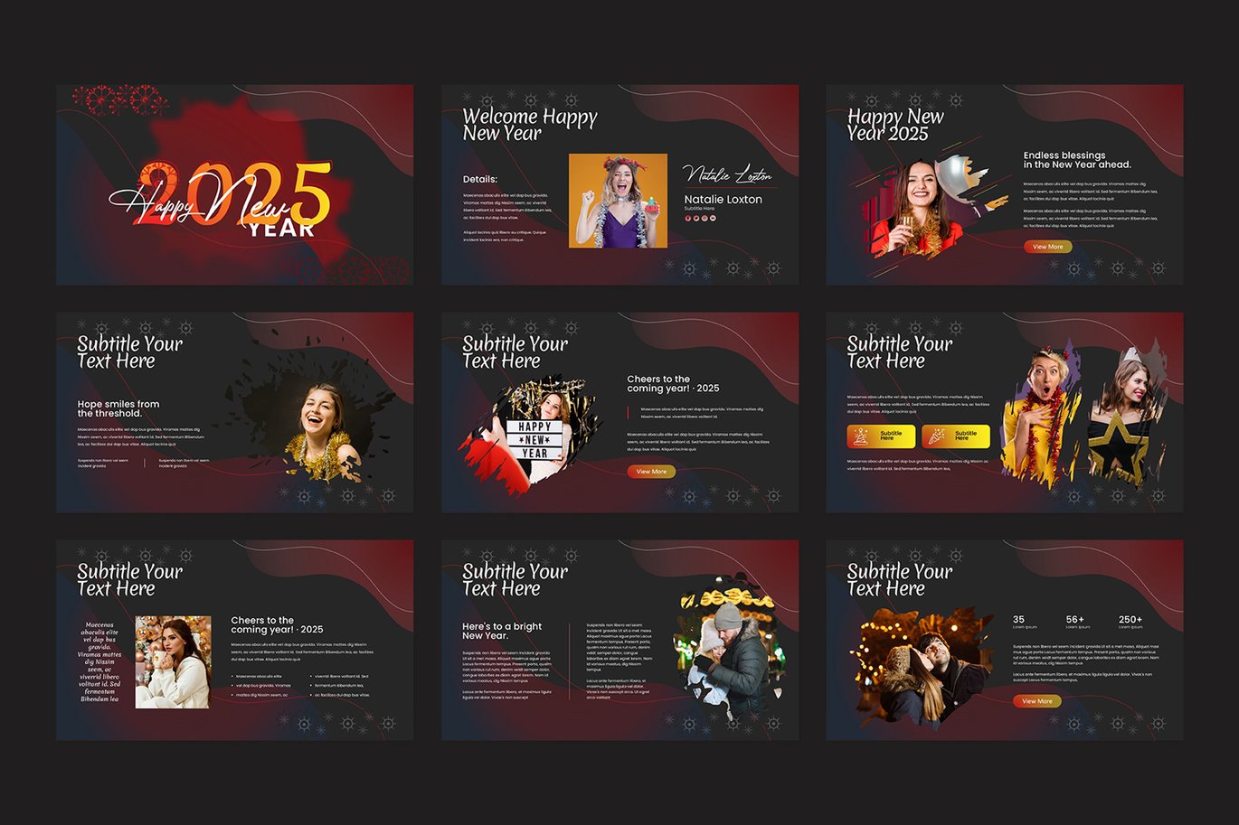 新年圣诞节主题营销策划图文排版设计PowerPoint+Keynote模版 Happy New Year PowerPoint+Keynote Template 幻灯图表 第2张-素材湾丨精选海外优质设计素材资源 新年圣诞节主题营销策划图文排版设计PowerPoint+Keynote模版 Happy New Year PowerPoint+Keynote Template 幻灯图表 sucaiwan.com