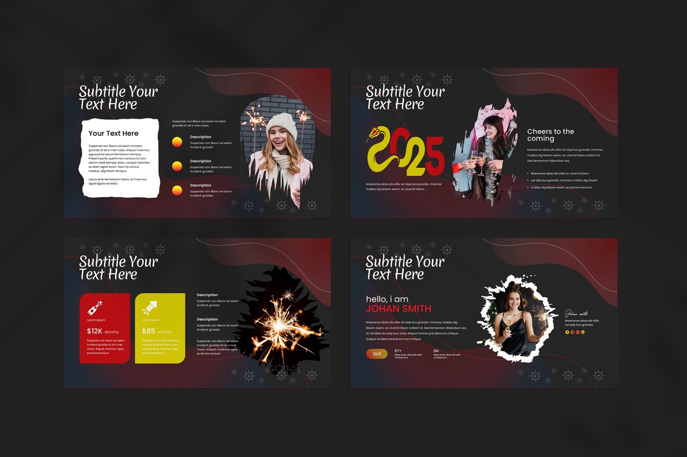 新年圣诞节主题营销策划图文排版设计PowerPoint+Keynote模版 Happy New Year PowerPoint+Keynote Template 幻灯图表 第5张-素材湾丨精选海外优质设计素材资源 新年圣诞节主题营销策划图文排版设计PowerPoint+Keynote模版 Happy New Year PowerPoint+Keynote Template 幻灯图表 sucaiwan.com