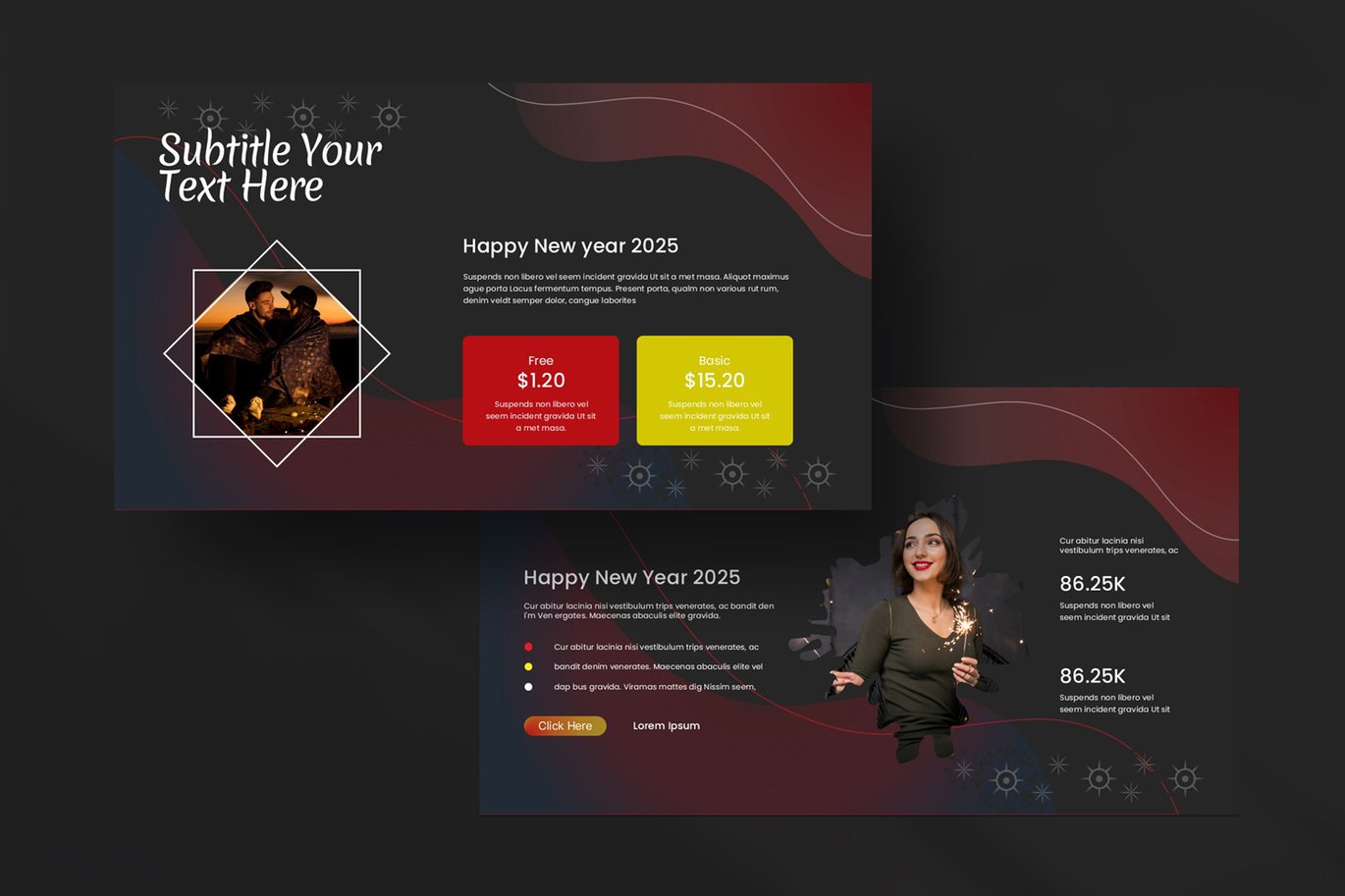 新年圣诞节主题营销策划图文排版设计PowerPoint+Keynote模版 Happy New Year PowerPoint+Keynote Template 幻灯图表 第8张-素材湾丨精选海外优质设计素材资源 新年圣诞节主题营销策划图文排版设计PowerPoint+Keynote模版 Happy New Year PowerPoint+Keynote Template 幻灯图表 sucaiwan.com