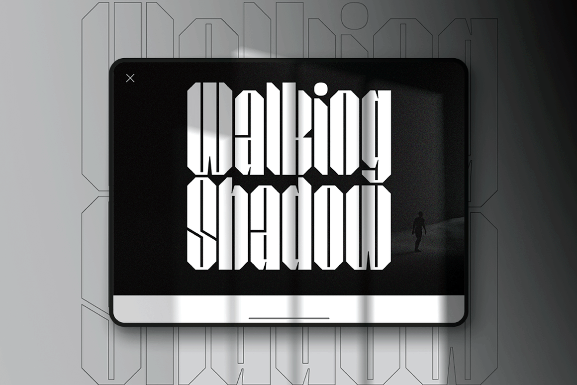 哥特式品牌海报徽标设计无衬线英文字体安装包 Black Land 设计素材 sucaiwan.com