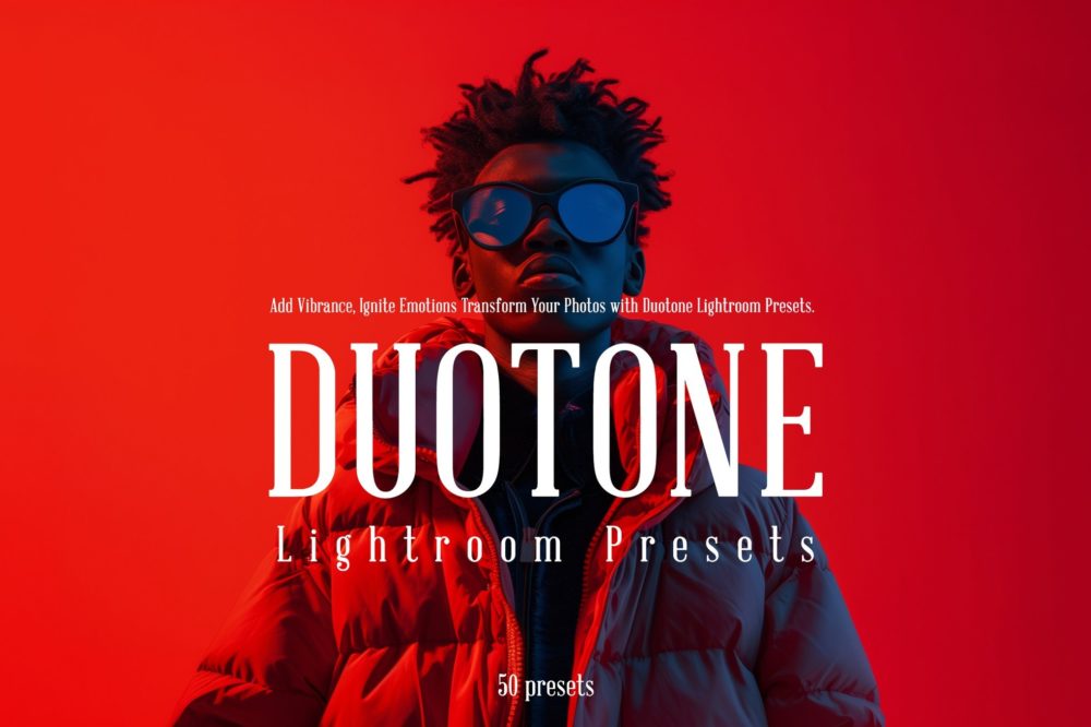 时尚双色调人像风景摄影照片调色Lightroom预设 Duotone Lightroom Presets 插件预设 sucaiwan.com