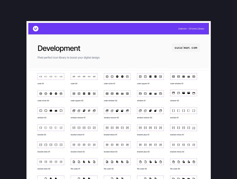65款网站WEB&APP UI界面设计矢量线条Icons图标PNG/Figma格式素材 Developments – Uxercon Icon Pack 图标素材 第5张-素材湾丨精选海外优质设计素材资源 65款网站WEB&APP UI界面设计矢量线条Icons图标PNG/Figma格式素材 Developments – Uxercon Icon Pack 图标素材 sucaiwan.com