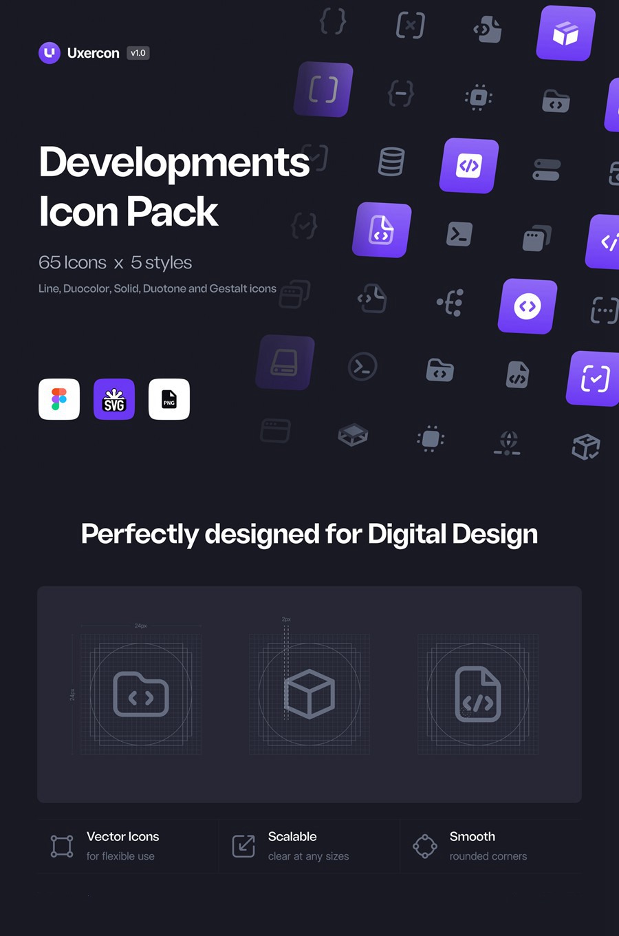 65款网站WEB&APP UI界面设计矢量线条Icons图标PNG/Figma格式素材 Developments – Uxercon Icon Pack 图标素材 第9张-素材湾丨精选海外优质设计素材资源 65款网站WEB&APP UI界面设计矢量线条Icons图标PNG/Figma格式素材 Developments – Uxercon Icon Pack 图标素材 sucaiwan.com