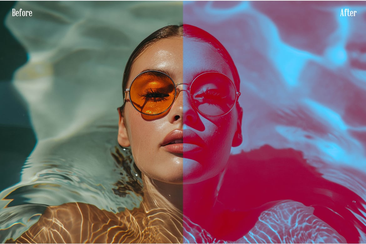 时尚双色调人像风景摄影照片调色Lightroom预设 Duotone Lightroom Presets 插件预设 sucaiwan.com