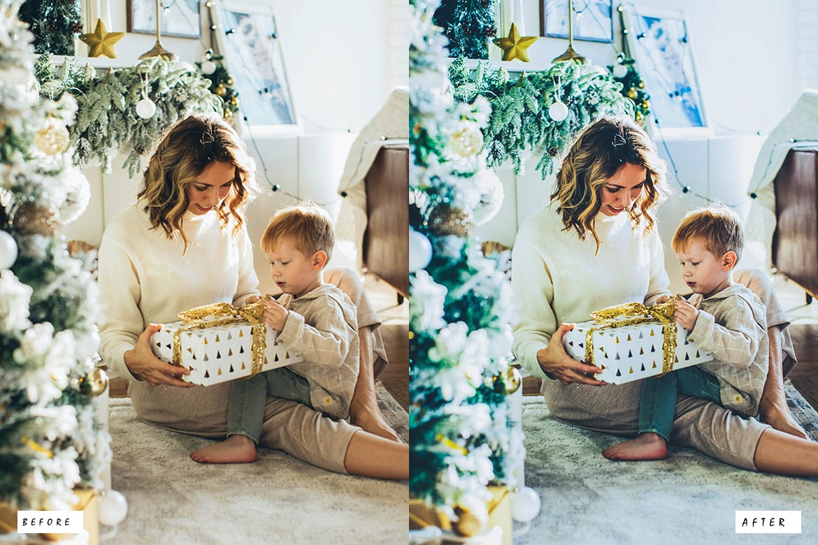 12组时尚圣诞节主题博主电影摄影照片调色Lightroom预设 12 Christmas Day Lightroom Presets 插件预设 第4张-素材湾丨精选海外优质设计素材资源 12组时尚圣诞节主题博主电影摄影照片调色Lightroom预设 12 Christmas Day Lightroom Presets 插件预设 sucaiwan.com